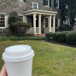 Took a coffee on my way out! Definitely needed after some wine and chill time.