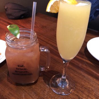 Krave Kitchen & Bar - Mimosa and bloody Mary during brunch - American Near Me - Woburn, Massachusetts Krave Kitchen & Bar - Mimosa and bloody Mary during brunch - American Near Me - Woburn, Massachusetts