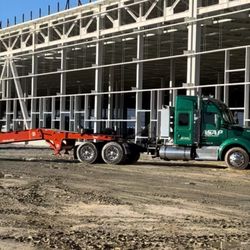 ASAP Roadside Rescue - Loading containers on job site for towing transport