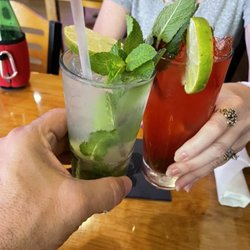 Cubans Be Like Restaurant - Original Mojito and strawberry mojitos