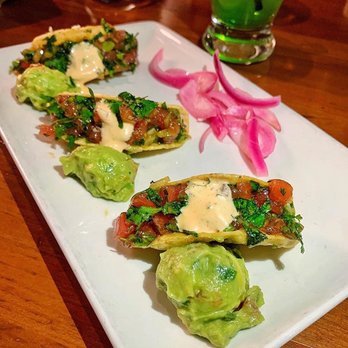 Cantina Laredo - Ahi Tuna Tacos made with sushi grade tuna. Get them every time! Just amazing! / photo by: @bettyeatsthecity - Mexican Near Me - Bloomington, Minnesota