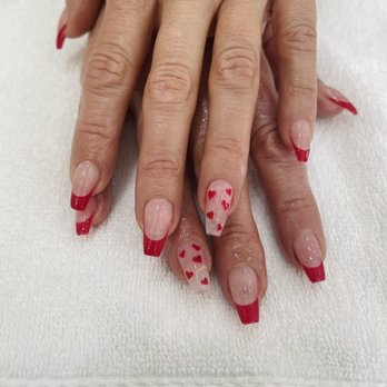 Lux Nail Spa - This was my valentines nails Tam did. I love it! - Nail Salons Near Me - Redondo Beach, California Lux Nail Spa - This was my valentines nails Tam did. I love it! - Nail Salons Near Me - Redondo Beach, California