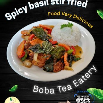 Boba Tea Eatery - Stir fried Basil - Asian Fusion Near Me - Duncansville, Pennsylvania