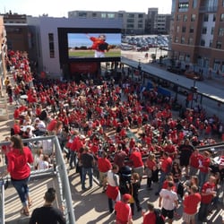 The Railyard - Me and a few of my friends on game day! GO BIG RED!