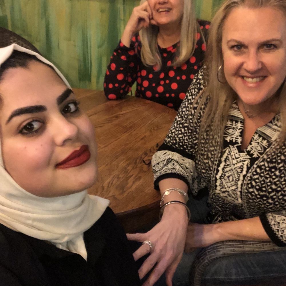Kenz - Is with Mayar our lovely waitress - Mediterranean Near Me - Houston, Texas