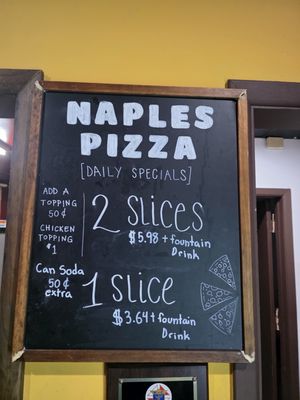 Menu photo 1 Naples Pizza Roselle, NJ Menu photo 1 Naples Pizza Roselle, NJ