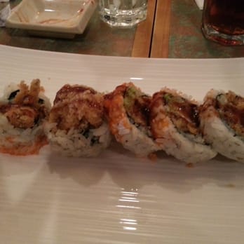 Miyabi Restaurant - The spider roll which is tempura fried soft shell crab. - Sushi Bars Near Me - Mount Laurel, New Jersey