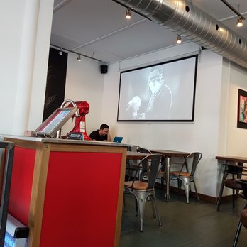 Film Cafe by Eative - movie on wall. - Breakfast & Brunch Near Me - Toronto, Ontario Film Cafe by Eative - movie on wall. - Breakfast & Brunch Near Me - Toronto, Ontario