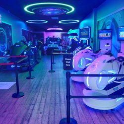 Outer Limits VR Game Room - Excellent selection of simulators & games.