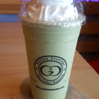 Guiltea Cravings - Matcha frappe yumminess - Coffee & Tea Near Me - San Diego, California