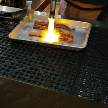 Berkeley Social Club - Millionaire's Candy = candied, flamed bacon. - Breakfast & Brunch Near Me - Berkeley, California