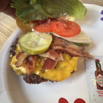 Shake Shack Theater District - Double Bacon Cheeseburger - Burgers Near Me - New York, New York Shake Shack Theater District - Double Bacon Cheeseburger - Burgers Near Me - New York, New York