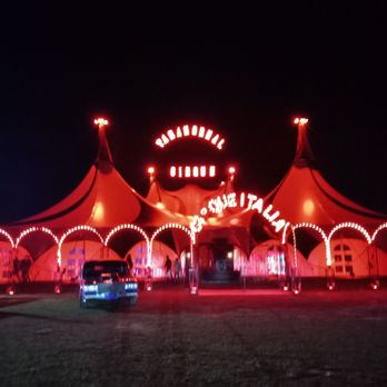 Paranormal Cirque - Nighttime exterior - Performing Arts Near Me - North Miami, Florida Paranormal Cirque - Nighttime exterior - Performing Arts Near Me - North Miami, Florida