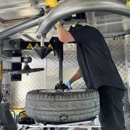 My old tires coming off My old tires coming off