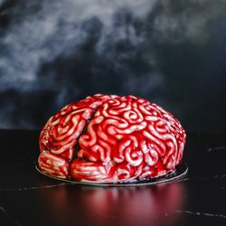 Killer Bakery - Brain Cake: 8" red velvet cake, carved to the shape of a brain! Covered in rolled fondant and raspberry jam for a realistic appearance!