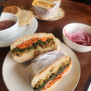 Yeobo - Kayak Sando, Hot Mama Sando & GF English Muffin with tomato jam - Coffee & Tea Near Me - Seattle, Washington Yeobo - Kayak Sando, Hot Mama Sando & GF English Muffin with tomato jam - Coffee & Tea Near Me - Seattle, Washington