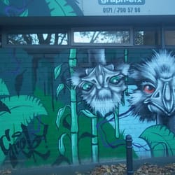 Fassadenkunst am Gereonswall - Graffiti !!