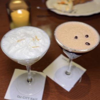 Old City Hall - Lemon drop and espresso martini - American Near Me - New Braunfels, Texas