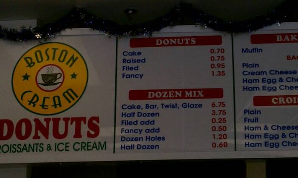 Boston Cream Donut by null