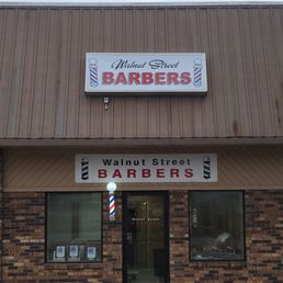 Exterior outside entrance of Walnut Street Barbers - Monticello, Minnesota Exterior outside entrance of Walnut Street Barbers - Monticello, Minnesota