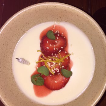 Campfire - Kaffir lime leaf posset- delicious! - New American Near Me - Carlsbad, California