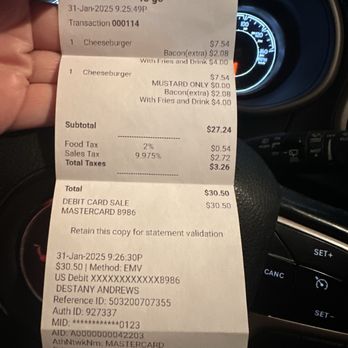 The Lunch Box - Receipt - Burgers Near Me - Kansas City, Missouri The Lunch Box - Receipt - Burgers Near Me - Kansas City, Missouri