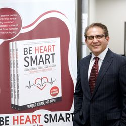 Waqar Khan, MD,MPH, FACC, FSCAI - Dr. Khan published a book to help people become more heart smart.