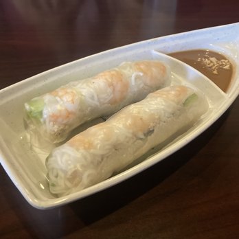 Pho Bar - Pho Bar.  Shrimp spring rolls appetizer with peanut sauce. - Vietnamese Near Me - Rio Rancho, New Mexico