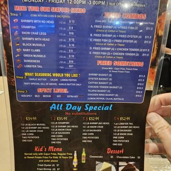Tasty Crab House - Menu - Seafood Near Me - Aiken, South Carolina Tasty Crab House - Menu - Seafood Near Me - Aiken, South Carolina