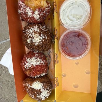 Foodieland - Fried Mac & cheese balls this was very good! - Festivals Near Me - Austin, Texas Foodieland - Fried Mac & cheese balls this was very good! - Festivals Near Me - Austin, Texas