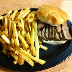 Fort Worth Barbecue Cafe - Brisket sandwich