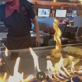 Izumi Steakhouse - KB throwing down a show - Sushi Bars Near Me - Las Vegas, Nevada Izumi Steakhouse - KB throwing down a show - Sushi Bars Near Me - Las Vegas, Nevada