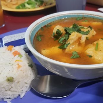 La Pesca - Seafood soup has fish and shrimp.  Delicious! - Seafood Near Me - Edinburg, Texas