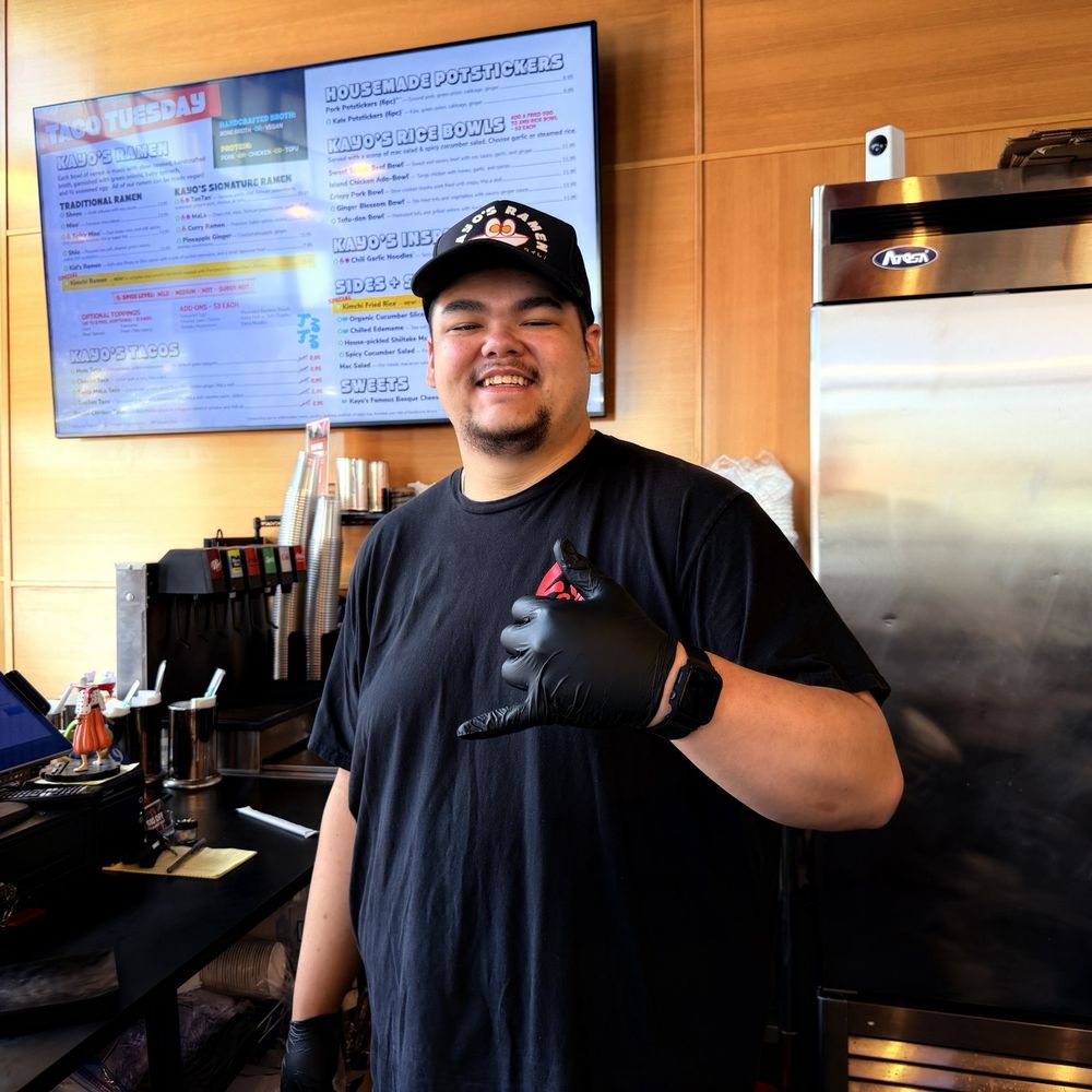 Kayo's Ramen - Sebastian the cashier. - Ramen Near Me - Beaverton, Oregon