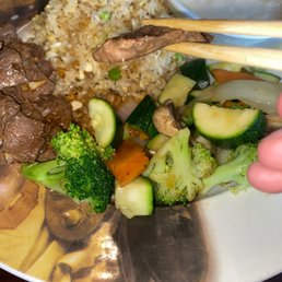 This definitely is not medium rare . And not worth 16$ This definitely is not medium rare . And not worth 16$