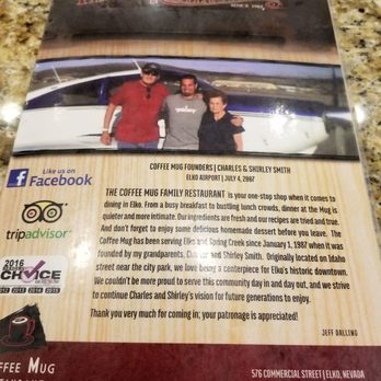 The Coffee Mug - Menu - Breakfast & Brunch Near Me - Elko, Nevada The Coffee Mug - Menu - Breakfast & Brunch Near Me - Elko, Nevada