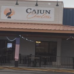 The front of the restaurant. It's located directly behind the large cemetery off I-10 in Sulphur, LA.
