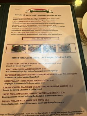 Menu photo 2 Gino's Ristorante Lancaster, CA Menu photo 2 Gino's Ristorante Lancaster, CA