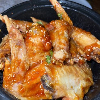 bellagreen - Honey Garlic Chicken Wings - New American Near Me - The Woodlands, Texas bellagreen - Honey Garlic Chicken Wings - New American Near Me - The Woodlands, Texas
