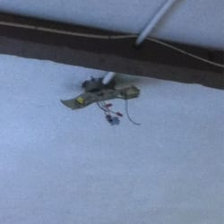 Pen Argyl Pizzeria - Bare wires in ceiling.