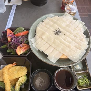 Tsurukawa Udon - Himokawa Cold Udon Set - Japanese Near Me - Tustin, California Tsurukawa Udon - Himokawa Cold Udon Set - Japanese Near Me - Tustin, California