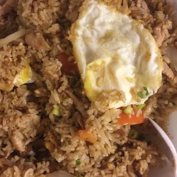 Prasai's Thai Cuisine - Pork fried rice with sunny side up egg - Thai Near Me - Twin Falls, Idaho Prasai's Thai Cuisine - Pork fried rice with sunny side up egg - Thai Near Me - Twin Falls, Idaho