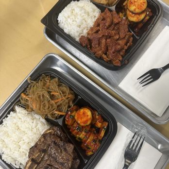 Gogini Korean BBQ - #11 Beef Short Rib Kalbi #15 Grilled Spicy Pork Plate - Korean Near Me - Bellflower, California Gogini Korean BBQ - #11 Beef Short Rib Kalbi #15 Grilled Spicy Pork Plate - Korean Near Me - Bellflower, California