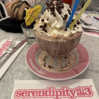 Serendipity 3 - Upper East Side - Spiked Frozen Hot Chocolate - Desserts Near Me - New York, New York Serendipity 3 - Upper East Side - Spiked Frozen Hot Chocolate - Desserts Near Me - New York, New York