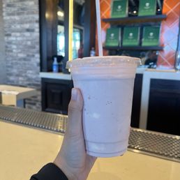 Strawberry milkshake Strawberry milkshake