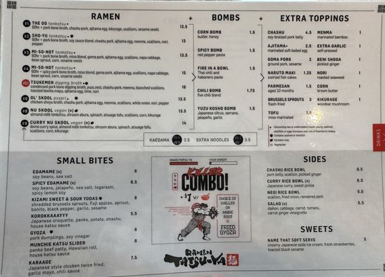 Menu photo 4 Ramen Tatsu-Ya Round Rock, TX