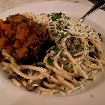 Ottava Via - TRUFFLE BUTTER PASTA (ADDED SHORT RIB) - Bucatini tossed with mushrooms in a truffle butter sauce - Pizza Near Me - Detroit, Michigan Ottava Via - TRUFFLE BUTTER PASTA (ADDED SHORT RIB) - Bucatini tossed with mushrooms in a truffle butter sauce - Pizza Near Me - Detroit, Michigan