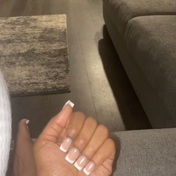 Xscape Nailbar - French tips w/powder - Nail Salons Near Me - Grand Prairie, Texas Xscape Nailbar - French tips w/powder - Nail Salons Near Me - Grand Prairie, Texas