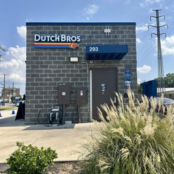 Dutch Bros Coffee - Back of drive thru - Juice Bars & Smoothies Near Me - Winston-Salem, North Carolina