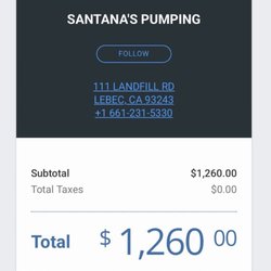 Santana's Pumping & Plumbing